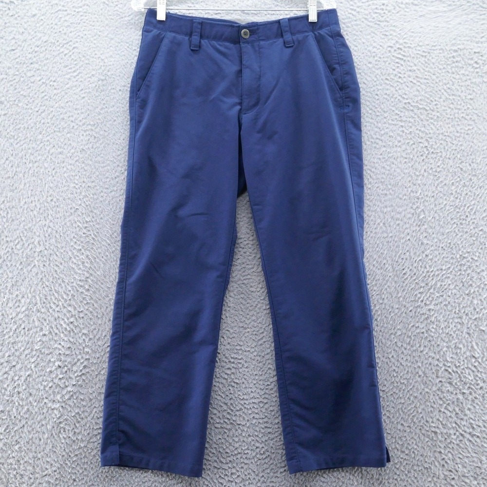 Under Armour Mens Navy‎ Blue Performance Golf Pants 32x30* Stretch Flat Front